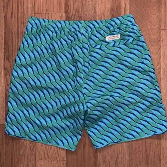 NWT Men's Fair Harbor Anchor Trunk Swim Shorts - Picture 4 of 6